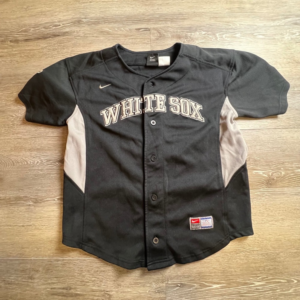 Nike Baseball Jersey Youth M Black Chicago White Sox Konerko 14 MLB Fan Gear